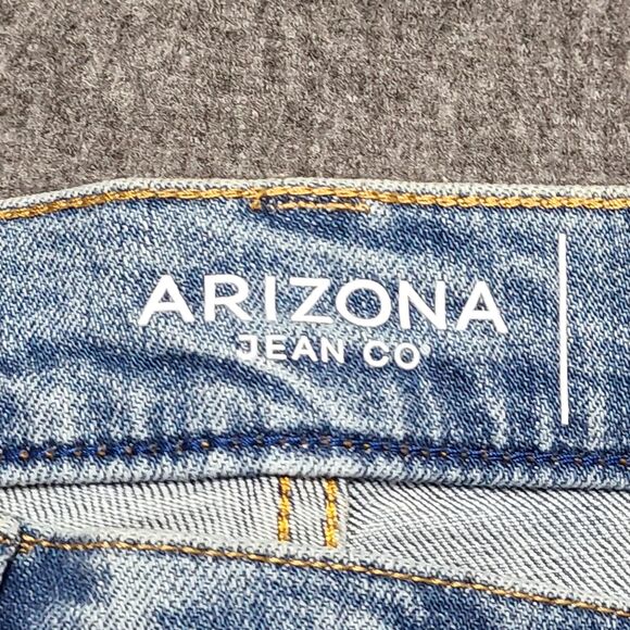 Arizona‎ Jeans Mens 30x30 Blue Distressed Loose Fit Straight Leg Denim Pants - Picture 5 of 10
